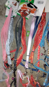 1-6pcs Preloved Pet Dog Cat Adjustable Collar and Leash Set Assorted Design (AS IS)