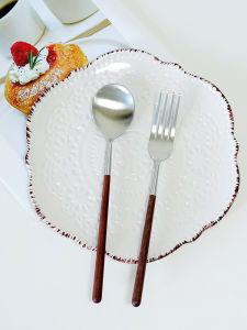 Portable Outdoor Stainless Steel 304 Cutlery Set Winged Chopsticks Fork Spoon Combination Retro Japanese Style for Everyone