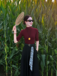 HUOLISI | Burgundy Short Summer Fitting Stylish T-Shirt