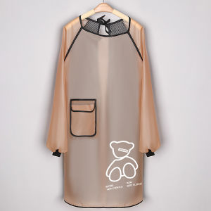 Waterproof and Oil-Resistant Washable Apron for Women and Men at Home Kitchen or Restaurant Long Sleeve
