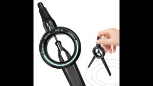 Compass Geometry Tool Visible Radius Math Compass Compatible with Lead School Supplies Student Drafting Drawing Circle Tools2026
