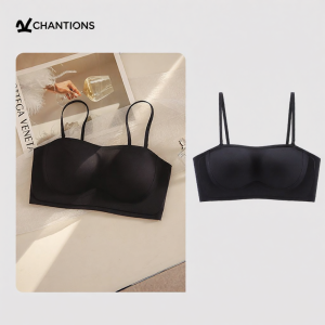CHANGQIANGSHI | Strapless Non-Slip Gather Small Bust Enlargement Back Beauty Bra