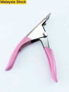 Professional Art Nail Art Scissor Tools U Shape Fake Nail Clippers Shaping French Nails/Round Nails/Square Nails for French Manicure Nail Clipper Tool Professional