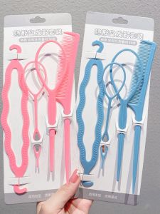 Bộ Phụ Kiện Búi Tóc Cho Trẻ Em Thắt Chặt Tóc Bằng Kim Dây Buộc Tóc Bộ Dụng Cụ Trang Trí Tóc Dễ Sử Dụng Trang Trí Tóc Phong Cách Hàn Quốc