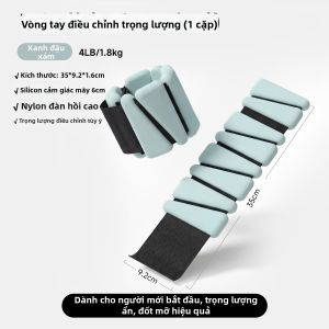 UPTTITUDE | Dây đeo cổ tay và mắt cá chân bằng silicone có trọng lượng điều chỉnh được vô hình cho nữ tập thể thao