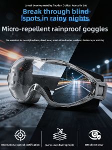 Rainproof Windproof Anti-Fog Glasses Compatible Visor