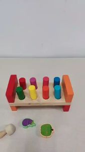 Đồ chơi giáo dục - Bộ đồ gõ búa bằng gỗ dành cho trẻ từ 6 tháng trở lên