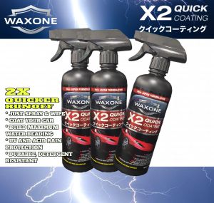 WAXONE 500ml Big Capacity X2 Quick Coating Car Coating Nano Ceramic Car Coating Spray Automotive Coating Car Care
