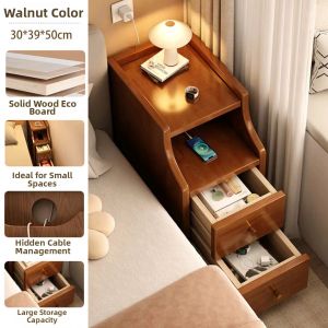ZHUOHE | Super Narrow Bedside Table