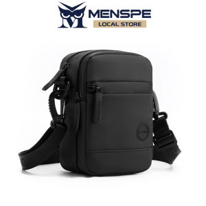 MENSPE กระเป๋าผู้ชายกระเป๋าคาดเอวขนาดเล็กผู้ชายแฟชั่นกระเป๋าสะพายไหล่กระเป๋าสะพายพาดลำตัวแบบสบายๆกันน้ำกระเป๋าคาดเอวกระเป๋าหิ้วกระเป๋าสะพายลำลองกระเป๋ากลางวันกระเป๋าสะพายไหล่ถนน