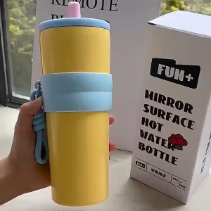 710ml แก้วน้ำเก๋ไก๋ ความจุใหญ่ 316 สแตนเลสฉนวนถ้วยสํานักงานถ้วยกาแฟ การรักษาอุณหภูมิเป็นเวลานาน-204