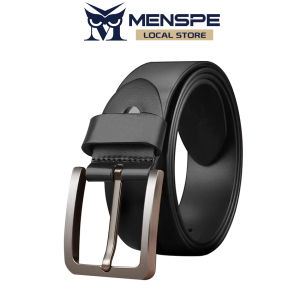 MENSPE Men Belt Smooth Second-layer Cowhide Belt Fashion Retro Belt Adjustable Belt Business Leisure Belt Simple Casual Needle Buckle Wear-resistance Simple Nice Waistband