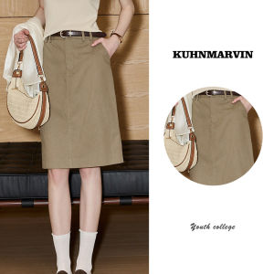 KUHNMARVIN | Chân Váy Ngắn Ôm Tencel Cotton