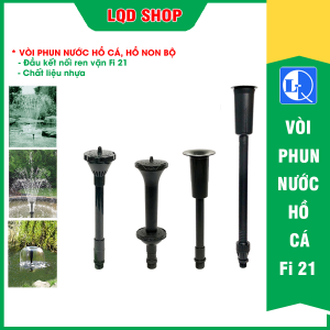 Vòi phun nước nghệ thuật - ren vặn phi 21 | Trang trí hồ cá hồ non bộ hồ sân vườn