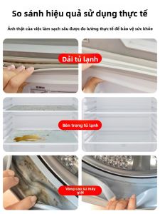 MONLEYTA | Kem chống mốc tủ lạnh Dụng cụ vệ sinh Kẹp kín vòng đệm mùi hương mạnh mẽ Dụng cụ vệ sinh tủ lạnh