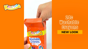Kraftee Washable Crayon For Kid Children Art Creativity - Non-Toxic