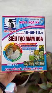 Phân Bón NPK 10-60-10+TE_SIÊU TẠO MẦM HOA Nova Hoa Kỳ