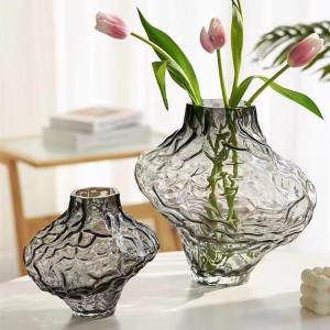 Artistic Glass Vase for Flower Arrangement