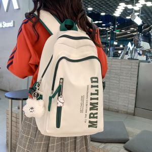 Túi Đeo Vai Đôi Màu Tương Phản Mới 2024 Túi Xách Học Sinh Phổ Thông Và Trung Học Phổ Thông Túi Xách Du Lịch Thường Ngày Cho Thanh Thiếu Niên