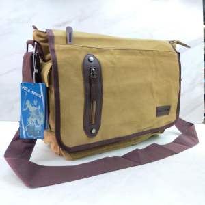TAS SELEMPANG KULIAH BAHAN KANVAS / TAS SELEMPANG KERJA PRIA BAHAN KANVAS BESAR
