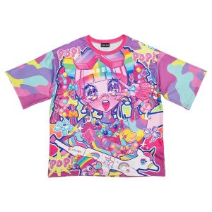 Hot Toys | Fashion New Kawaii Cute Male and Female Element Style Design Pattern T-shirt 3D Printing Event Cos Exhibition Clothing T-shirt