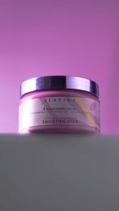 SLAVINA Organic Rice Body Scrub Shooting Stars | lulur untuk memutihkan dan menghilangkan bekas luka