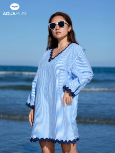AQUAPLAY | Quick Drying Sun Protection Towel Beach Poncho