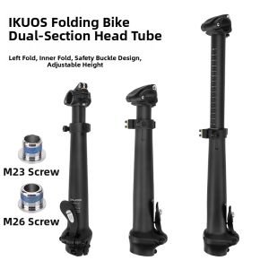 iKUOS | Folding Adjustable Bicycle with Telescopic Head Tube