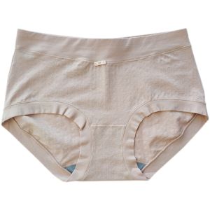 Antibacterial High Waist Womens Underwear Graphene Modal Cotton Blend Four Seasons Flat Angle Pants Comfortable Breathable