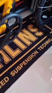 สําหรับรถจักรยานยนต์ พรมปูพื้น กันลื่น ขนาด 50x160cm 60x200cm Motorcycle Display Mat Anti-Slip Carpet Racing Moto Rugs Floor Home Decoration Mats พรมมอเตอร์ไซค์ เสื่อที่ไม่ใช่ลื่น ของตกแต่งพื้นป้องกันการเสื่อกันลื่น พรมปูรถ พรมรองรถ พรมปูรถประกวด พรมจอดรถ