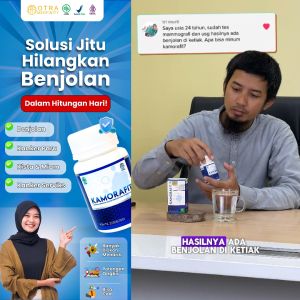 KAMORAFIT Herbal Ampuh Pengobatan Miom/Serviks Ovarium - Kapsul 60