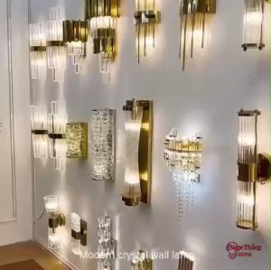 Đèn treo tường pha lê trang trí phòng khách phòng ngủ Bảo Hành 24 Tháng Led 8W 220V GT437 Ngọc Thắng