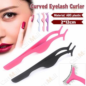 Curved Eyelash Curler Plastic False Eyelash Clip Aids For Grafting Eyelashes Arc Mouth Clip