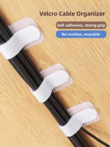 YUHANG | Data Cable Organizer with Magic Tape