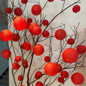 15CM Chinese Paper Lantern DIY Wedding Mall School Outdoor Activities Birthday Party Scene Atmosphere Festival Decoration