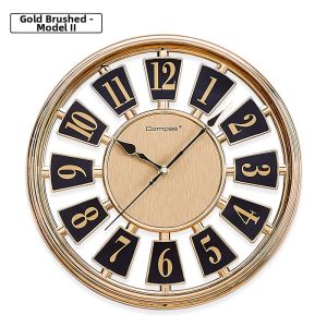 Compas | Silent Openwork Roman Creative Retro Artistic Clock