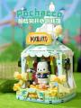 Kuromi And Pachat Dog Colorful Amusement Park Building Blocks Educational Toys for Girls Creative Assembly Gift. 
