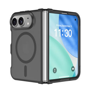 Ốp Điện Thoại Mờ Trong Suốt Từ Tính Cho iPhone Duo 18 Fold Skin Feel Chống Sốc Ốp Lưng Trước Tương Thích Với Magsafe