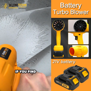 21V Cordless Electric Blower Hand Holding Hurricane Snow Blower Electric Blower  Turbine Storm Gun Strong Air Blow