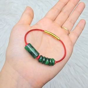 Q1526 Vòng lu thống ngũ điếu Cẩm Thạch Sơn Thủy - Phong Thuỷ TUDO P