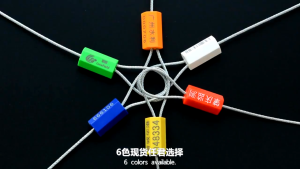 100pcs/set Pull Tight Wire Seals Locks Truck Security Aviation Wire Cable Seals
