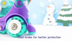 Adjustable Roller Skating Flash Wheel For Beginners With Protective Equipment Roadblocks And Backpacks Childrens Favorite Inline Set