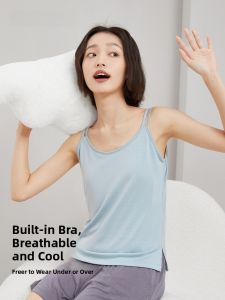 Áo ba lỗ AIMO cho nữ không dây có đệm ngực không để lại dấu vết khi mặc