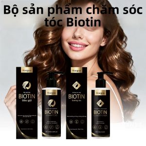 Bộ Dầu Gội Và Dầu Xả Biotin Dưỡng Sâu Kiểm Soát Dầu Trị Gàu Mặt Nạ Dưỡng Tóc Làm Tươi Mát Dành Cho Mọi Loại Tóc