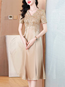 Elegant Improved Cheongsam Wedding Dress for Mothers of the Bride Summer Fashionable Chinese Wedding Dress Long Evening Gown