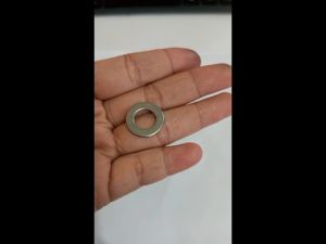 Ring Plat M10 Silver 10mm x 18mm x 1mm /100pcs