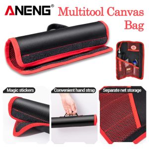 ANENG | ANENG Multifunctional Tool Canvas Bag Wear-Resistant and Thick Electric Soldering Iron Welding Accessories Portable Storage Bag