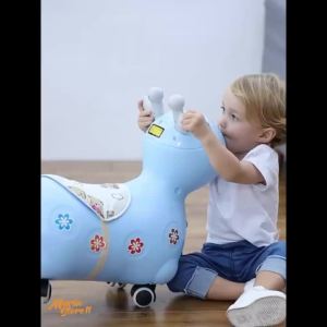 Music Kids Baby Cartoon Sliding Car Children Riding Toys Bicycle Kereta Muzik Kanak-kanak MainBudakan Bayi Basikal F02