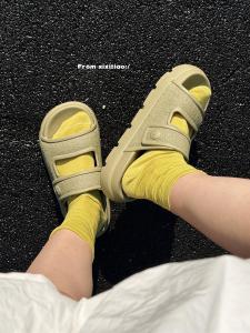 Dép Đi Biển Đế Dày Chống Trượt Cho Nữ Mùa Hè Thời Trang Thường Ngày Đi Biển EVA Dép Xăng Đan Đế Mềm Thoáng Khí