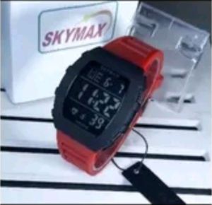 JAM TANGAN SKYMAX 2118G ORIGINAL WATERPROOF STRAP TALI RUBBER PRIA (Andre What 97)